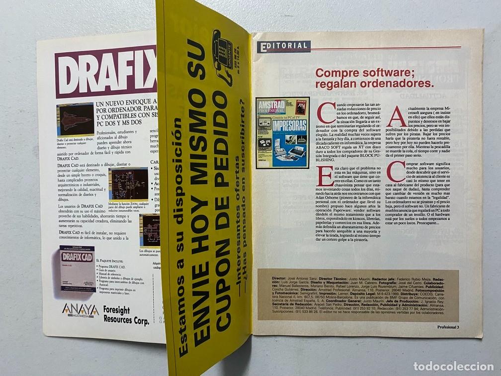 Videojuegos y consolas: AMSTRAD PROFESIONAL N&ordm; 12 - REVISTA DE SOFTWARE - HARDWARE AMSTRAD PC - Foto 3