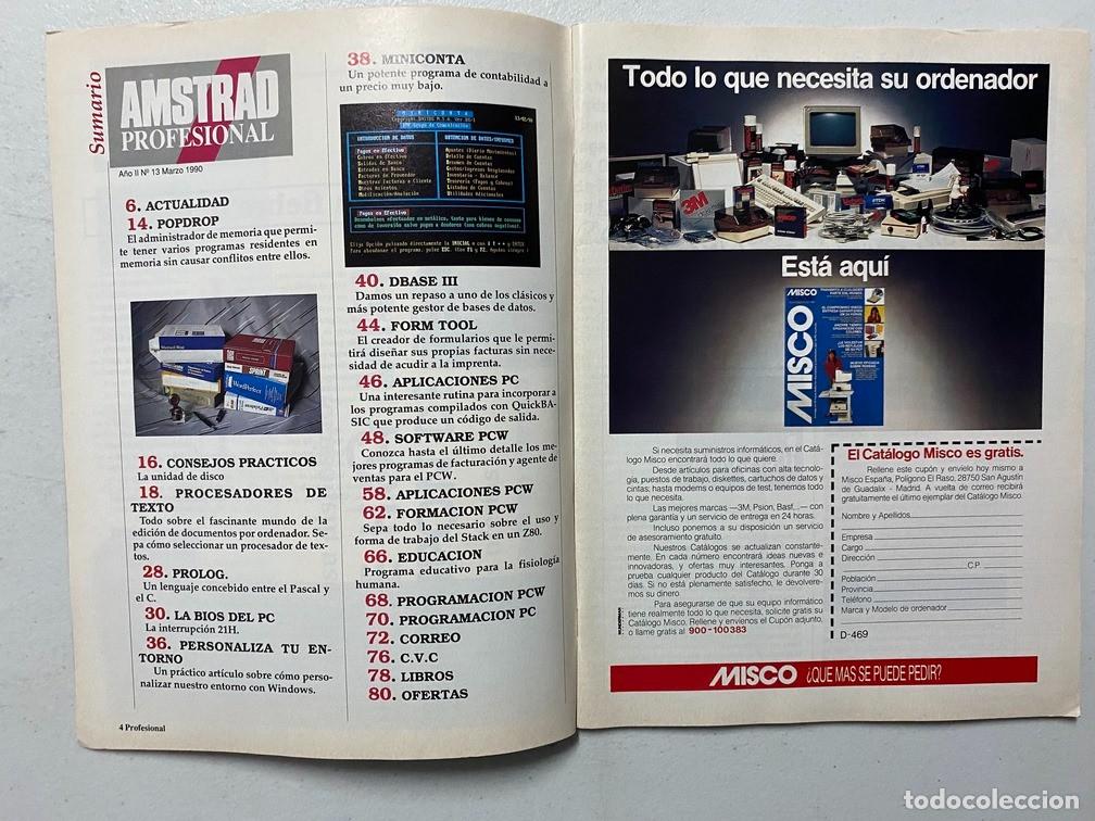 Videojuegos y consolas: AMSTRAD PROFESIONAL N&ordm; 13 - REVISTA DE SOFTWARE - HARDWARE AMSTRAD PC - Foto 5