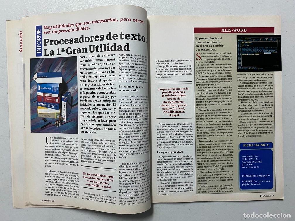 Videojuegos y consolas: AMSTRAD PROFESIONAL N&ordm; 13 - REVISTA DE SOFTWARE - HARDWARE AMSTRAD PC - Foto 8