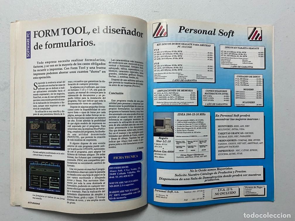 Videojuegos y consolas: AMSTRAD PROFESIONAL N&ordm; 13 - REVISTA DE SOFTWARE - HARDWARE AMSTRAD PC - Foto 13