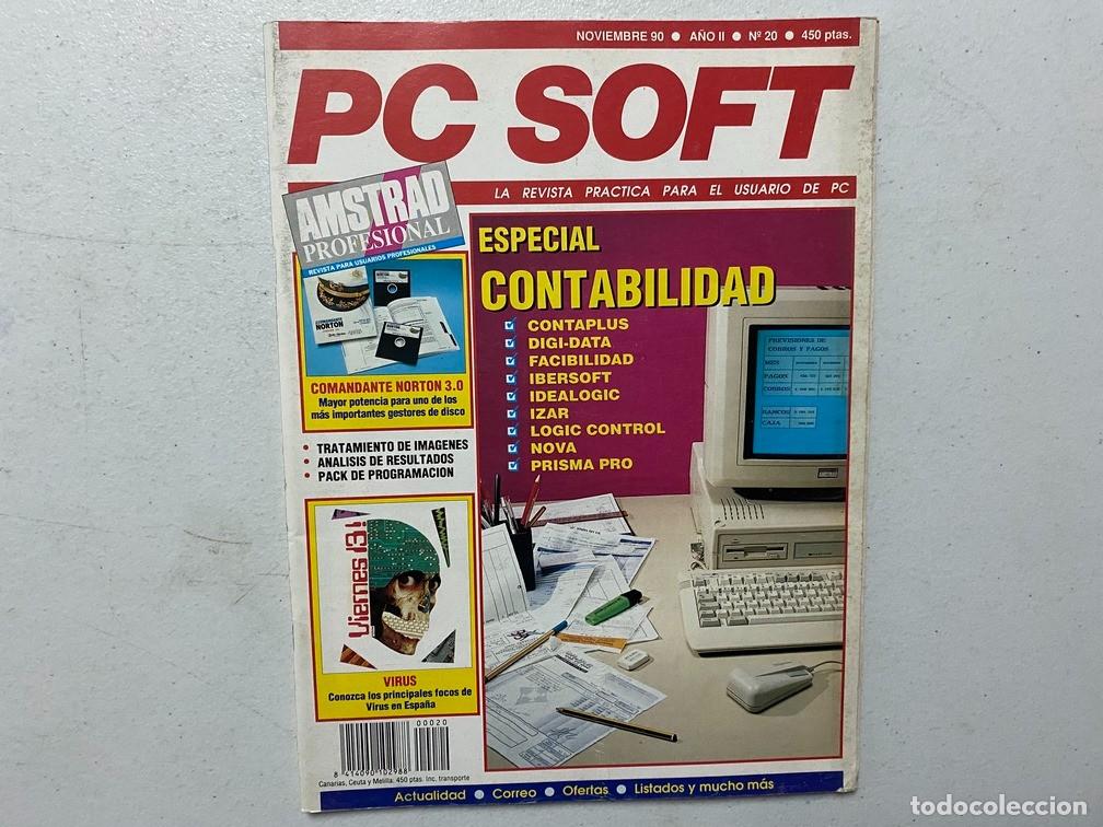 Videojuegos y consolas: AMSTRAD PROFESIONAL - PC SOFT N&ordm; 20 - REVISTA DE SOFTWARE - HARDWARE PC - Foto 1