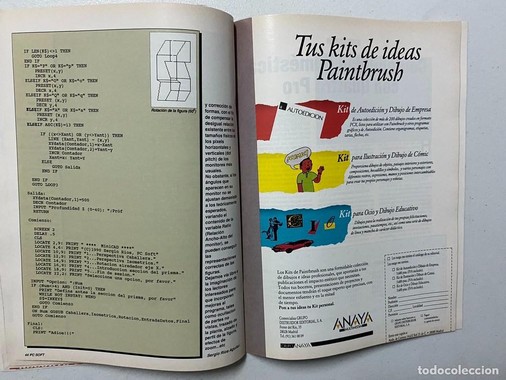 Videojuegos y consolas: AMSTRAD PROFESIONAL - PC SOFT N&ordm; 23 - REVISTA DE SOFTWARE - HARDWARE PC - Foto 13