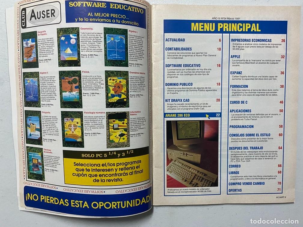 Videojuegos y consolas: AMSTRAD PROFESIONAL - PC SOFT N&ordm; 24 - REVISTA DE SOFTWARE - HARDWARE PC - Foto 5