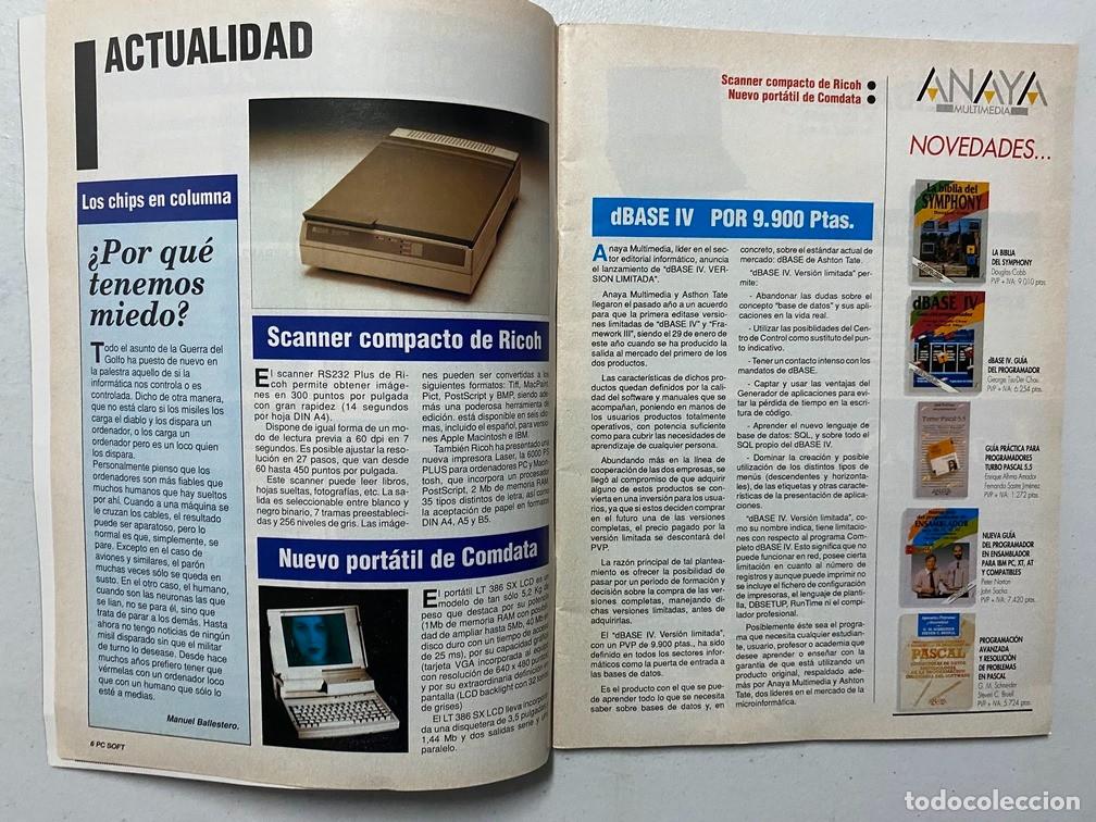 Videojuegos y consolas: AMSTRAD PROFESIONAL - PC SOFT N&ordm; 24 - REVISTA DE SOFTWARE - HARDWARE PC - Foto 6
