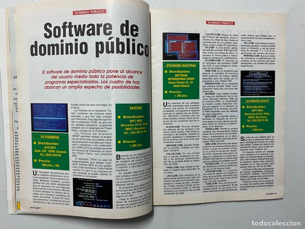 Videojuegos y consolas: AMSTRAD PROFESIONAL - PC SOFT N&ordm; 24 - REVISTA DE SOFTWARE - HARDWARE PC - Foto 9