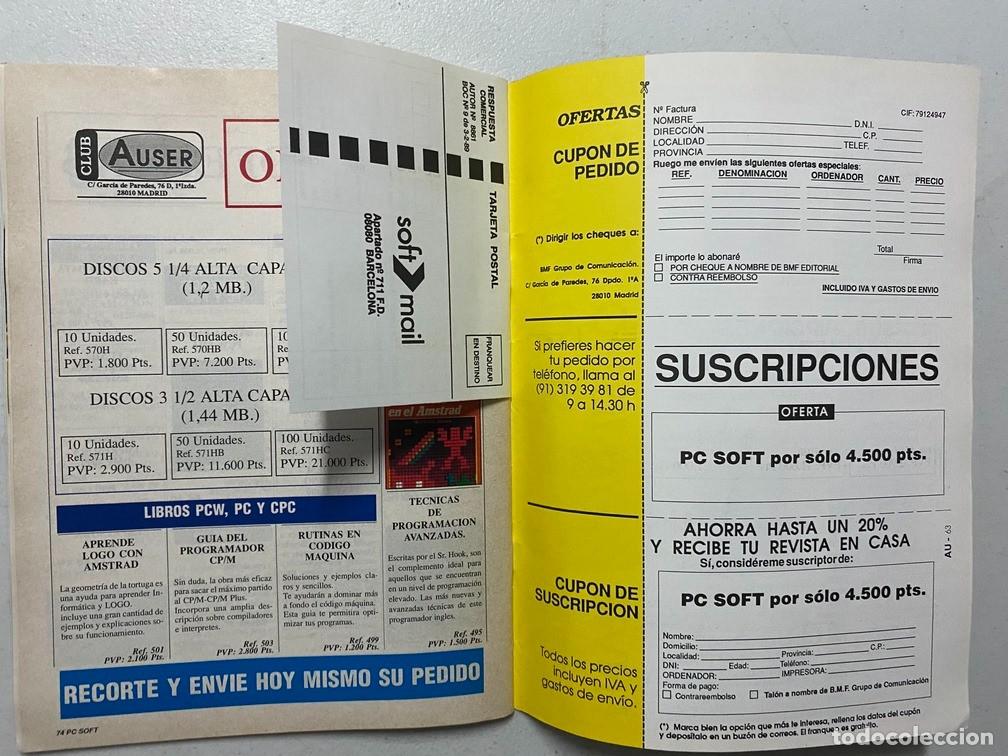 Videojuegos y consolas: AMSTRAD PROFESIONAL - PC SOFT N&ordm; 24 - REVISTA DE SOFTWARE - HARDWARE PC - Foto 15