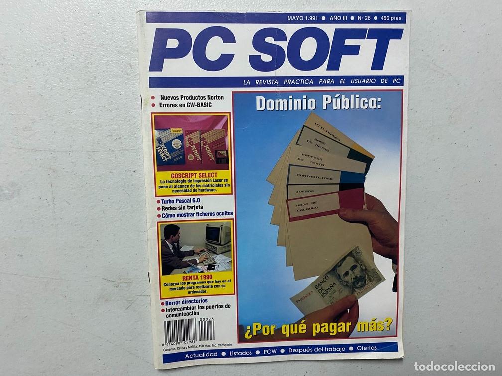 Videojuegos y consolas: AMSTRAD PROFESIONAL - PC SOFT N&ordm; 26 - REVISTA DE SOFTWARE - HARDWARE PC - Foto 1