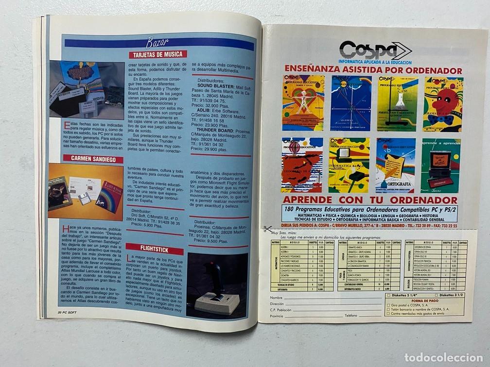 Videojuegos y consolas: AMSTRAD PROFESIONAL - PC SOFT N&ordm; 32 - REVISTA DE SOFTWARE - HARDWARE PC - Foto 9