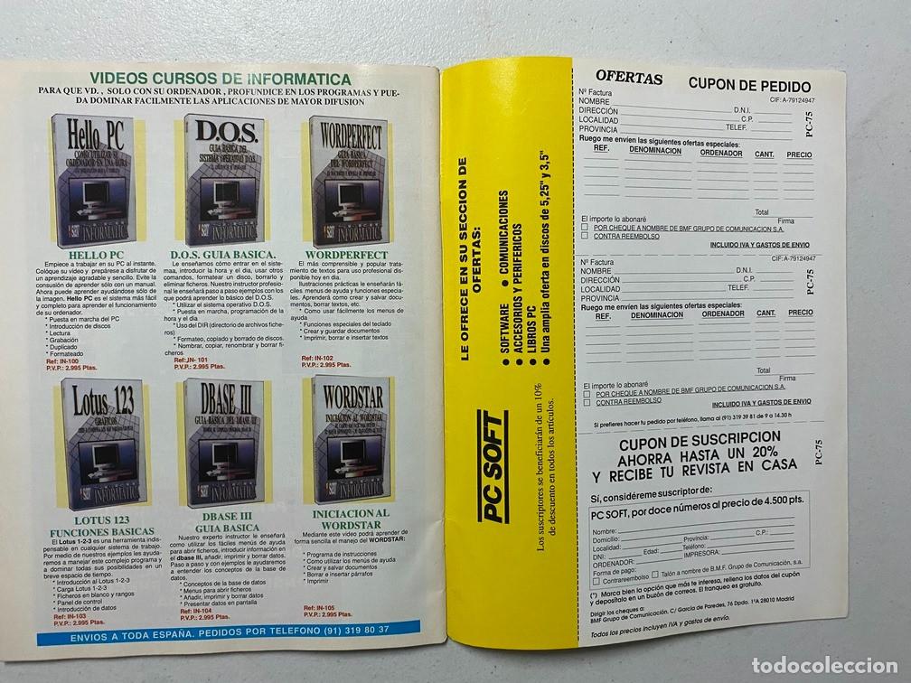 Videojuegos y consolas: AMSTRAD PROFESIONAL - PC SOFT N&ordm; 32 - REVISTA DE SOFTWARE - HARDWARE PC - Foto 17