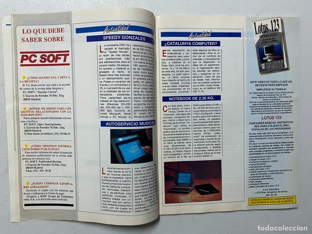 Videojuegos y consolas: AMSTRAD PROFESIONAL - PC SOFT N&ordm; 34 - REVISTA DE SOFTWARE - HARDWARE PC - Foto 6
