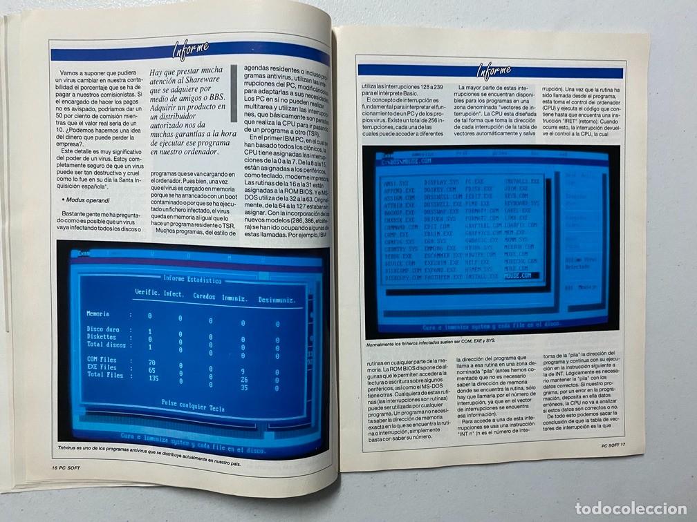 Videojuegos y consolas: AMSTRAD PROFESIONAL - PC SOFT N&ordm; 34 - REVISTA DE SOFTWARE - HARDWARE PC - Foto 8