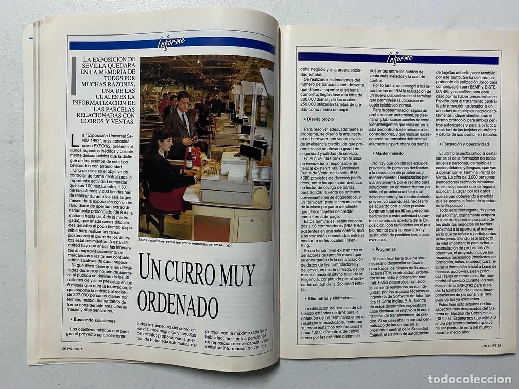 Videojuegos y consolas: AMSTRAD PROFESIONAL - PC SOFT N&ordm; 34 - REVISTA DE SOFTWARE - HARDWARE PC - Foto 9
