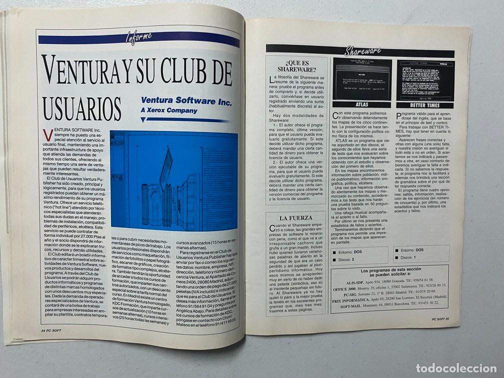 Videojuegos y consolas: AMSTRAD PROFESIONAL - PC SOFT N&ordm; 34 - REVISTA DE SOFTWARE - HARDWARE PC - Foto 10