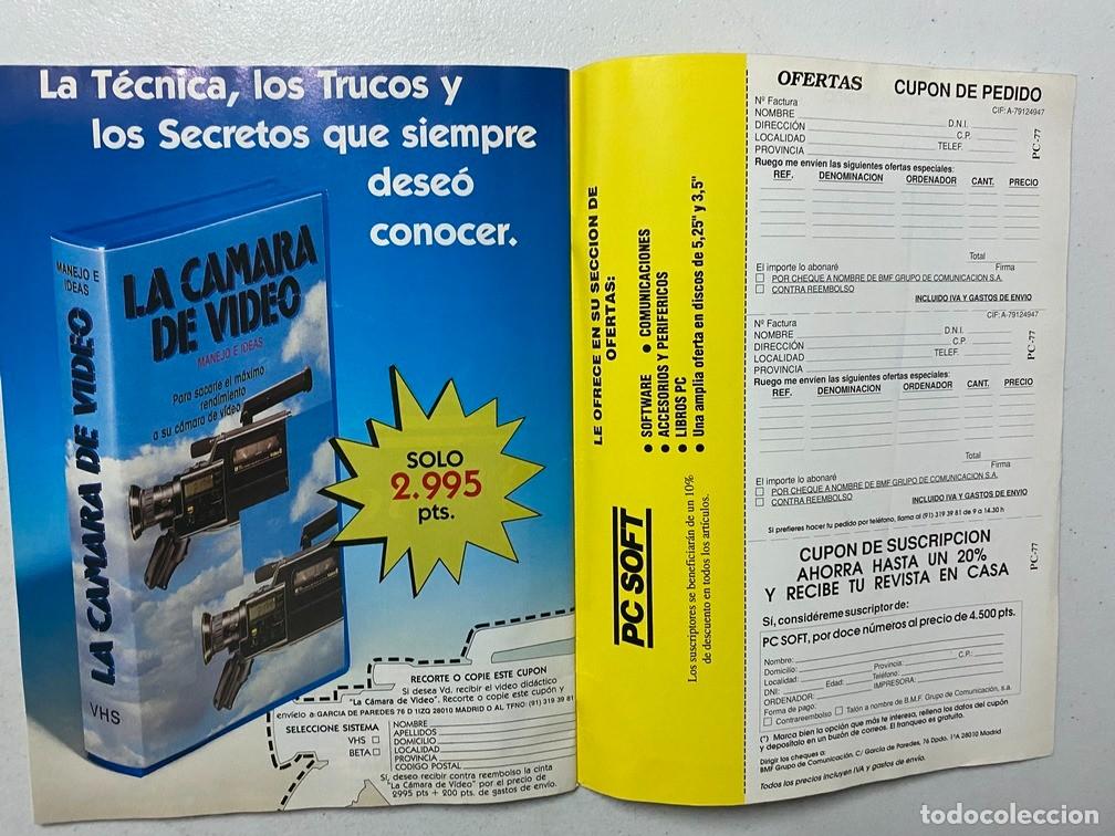 Videojuegos y consolas: AMSTRAD PROFESIONAL - PC SOFT N&ordm; 34 - REVISTA DE SOFTWARE - HARDWARE PC - Foto 16