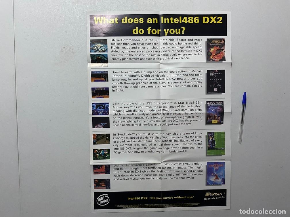 Videojuegos y consolas: STRIKE COMMANDER - P&Oacute;STER VIDEOJUEGO PC - Foto 2