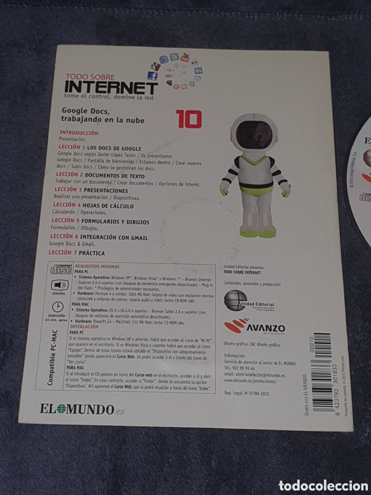 Videojuegos y consolas: DVD85. Todo Sobre Internet 10, Gogle Docs Trabajando En La Nube, De 2&ordf; Mano. - Foto 2