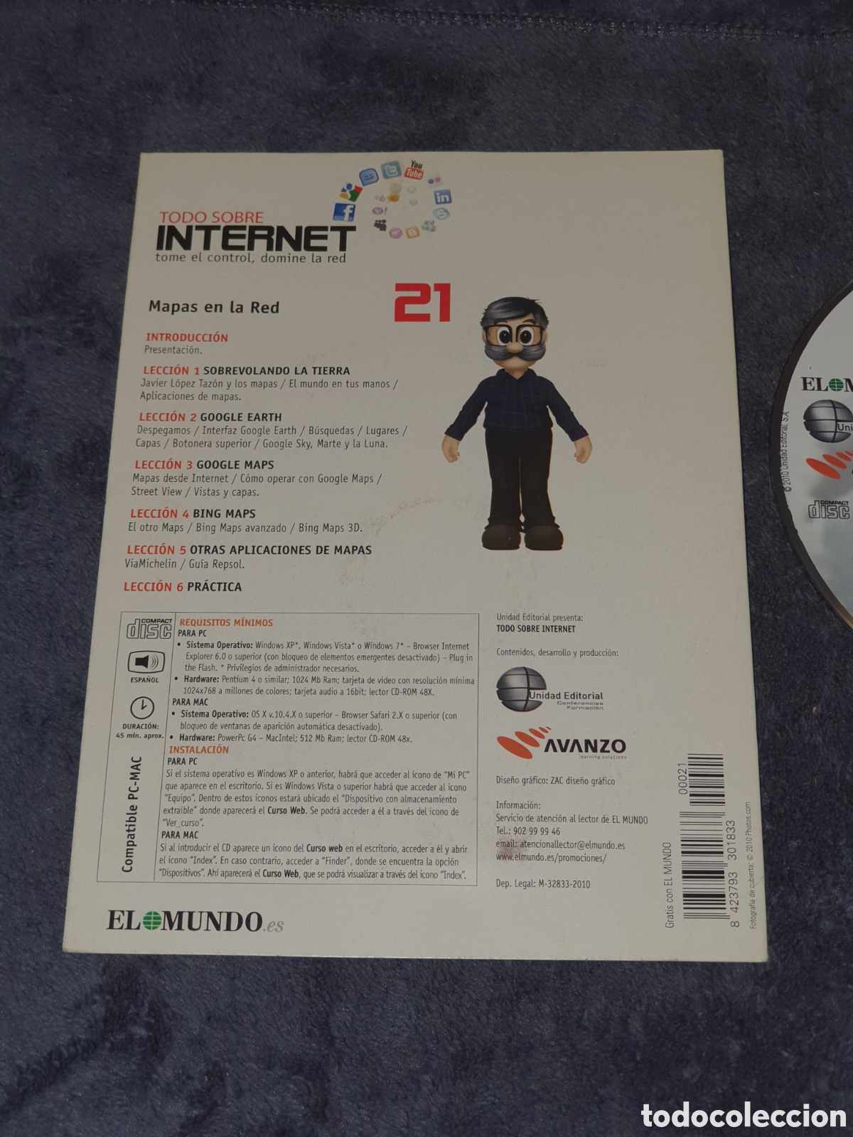 Videojuegos y consolas: DVD85. Todo Sobre Internet 21, Mapas En La Red, De 2&ordf; Mano. - Foto 2