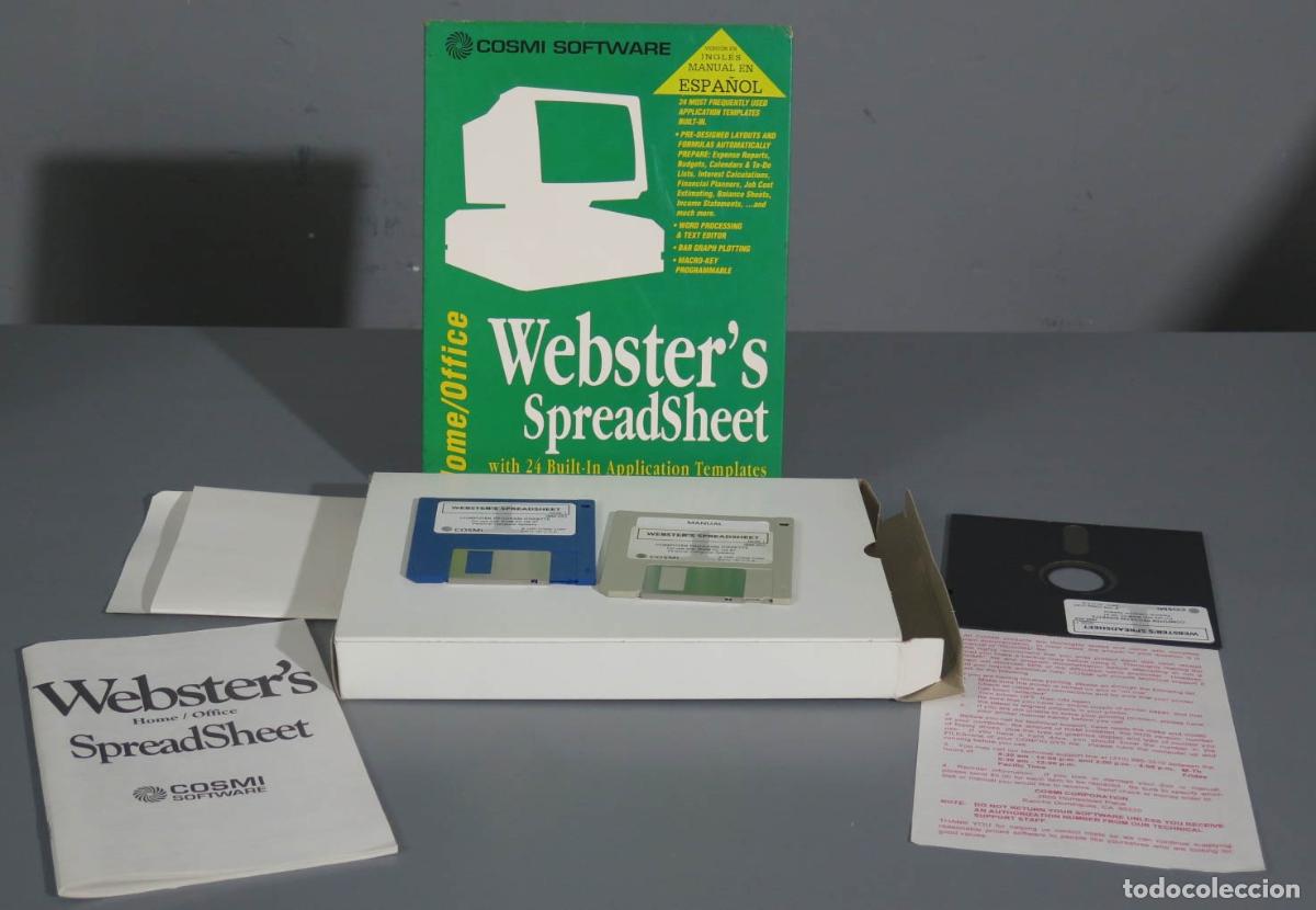 Videojuegos y consolas: PC. WEBSTER&acute;S SPREADSHEET - Foto 2