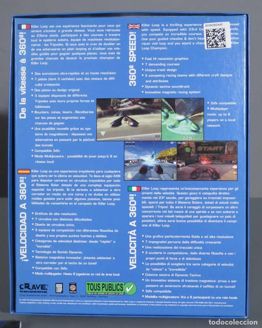 Videojuegos y consolas: PC CD-ROM. Killer Loop - Foto 3