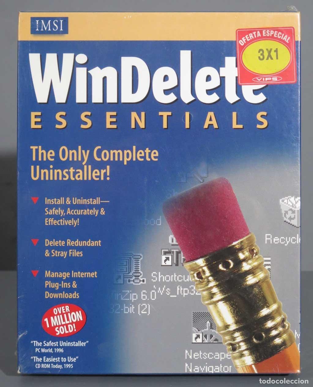 Videojuegos y consolas: PC. WINDELETE ESSENTIALS. PRECINTADO - Foto 1