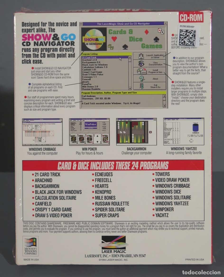 Videojuegos y consolas: PC. CARDS AND DICE. PRECINTADO - Foto 2