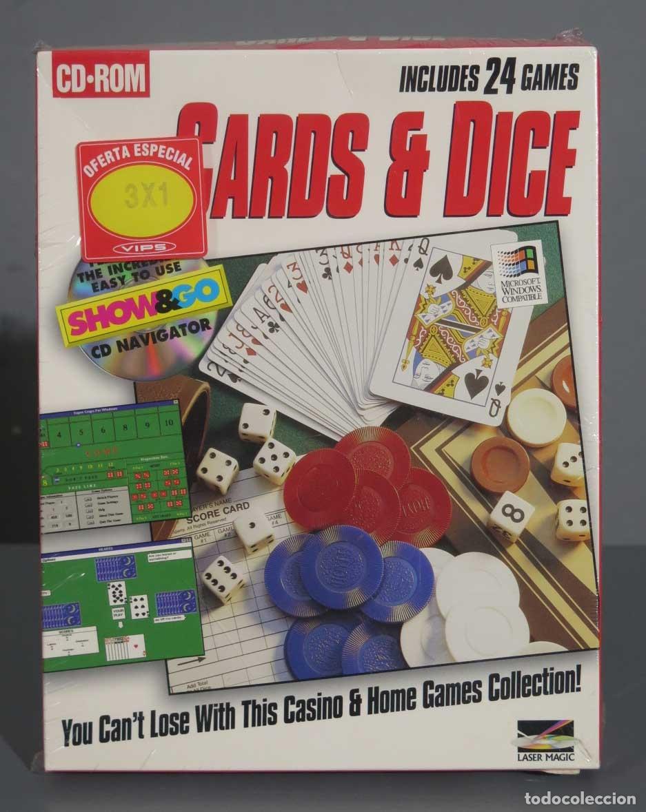 Videojuegos y consolas: PC. CARDS AND DICE. PRECINTADO - Foto 1