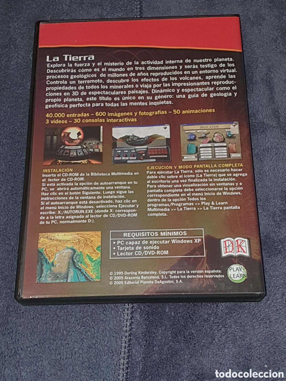 Videojuegos y consolas: PS. Pc Cd Rom, La Tierra, Planeta De Agostini, De 2&ordf; Mano. - Foto 3