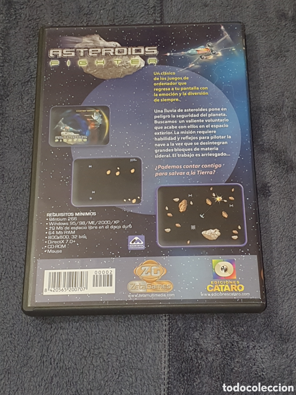 Videojuegos y consolas: PS. Pc Cd Rom, Asteroids, Gighter, De 2&ordf; Mano. - Foto 3