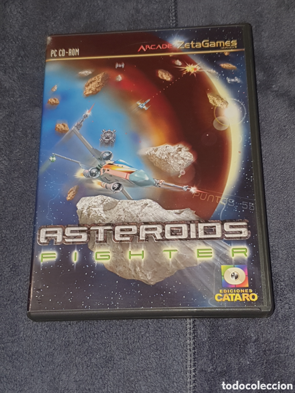 Videojuegos y consolas: PS. Pc Cd Rom, Asteroids, Gighter, De 2&ordf; Mano. - Foto 1