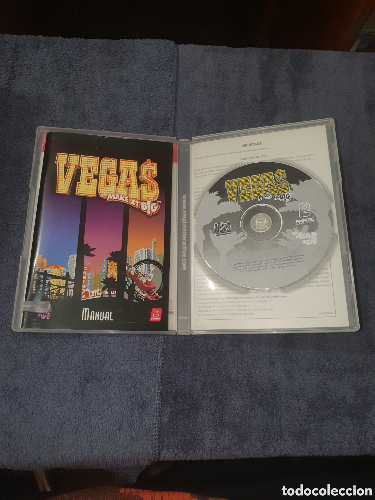 Videojuegos y consolas: pc1. Pc Cd-Rom. Vegas Make It Big, De 2&ordf; Mano. - Foto 1