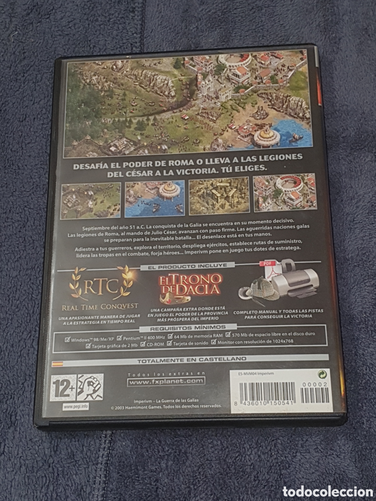 Videojuegos y consolas: pc1. Pc Cd-Rom. Imperium, La Guerra De Las Galias, De 2&ordf; Mano. - Foto 3