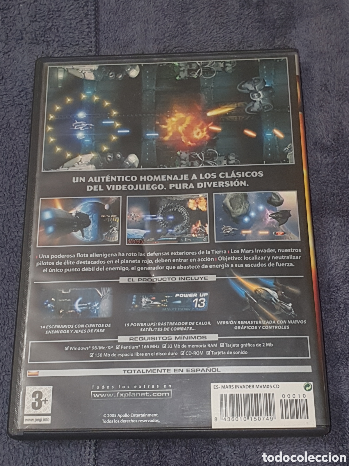 Videojuegos y consolas: pc1. Pc Cd-Rom. Mars Invader, De 2&ordf; Mano. - Foto 3