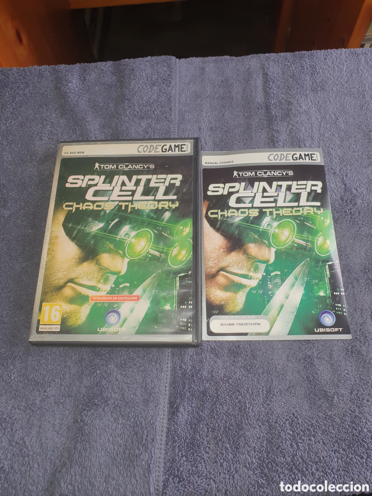 Videojuegos y consolas: pc1. Pc Cd-Rom. Tom Clancys, Splinter Cell, Chaos Teory, De 2&ordf; Mano. - Foto 1
