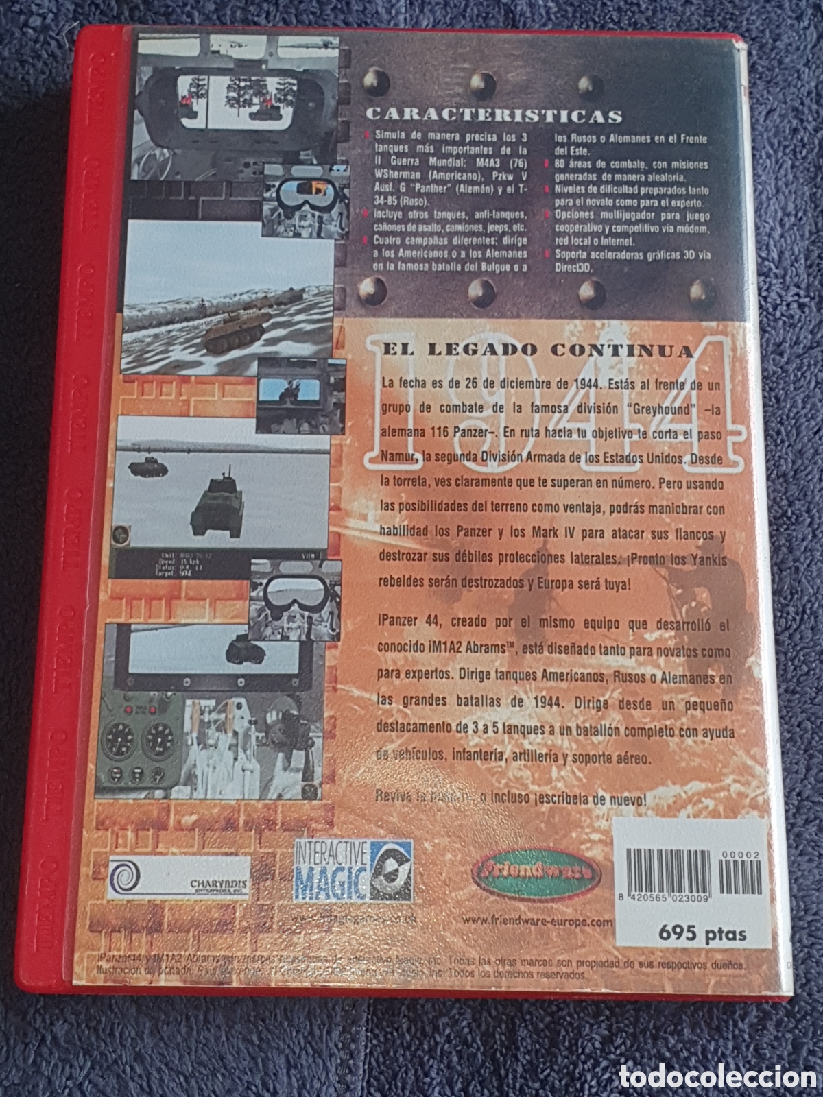 Videojuegos y consolas: pc1. Pc Cd-Rom. Panzer 44, De 2&ordf; Mano. - Foto 3