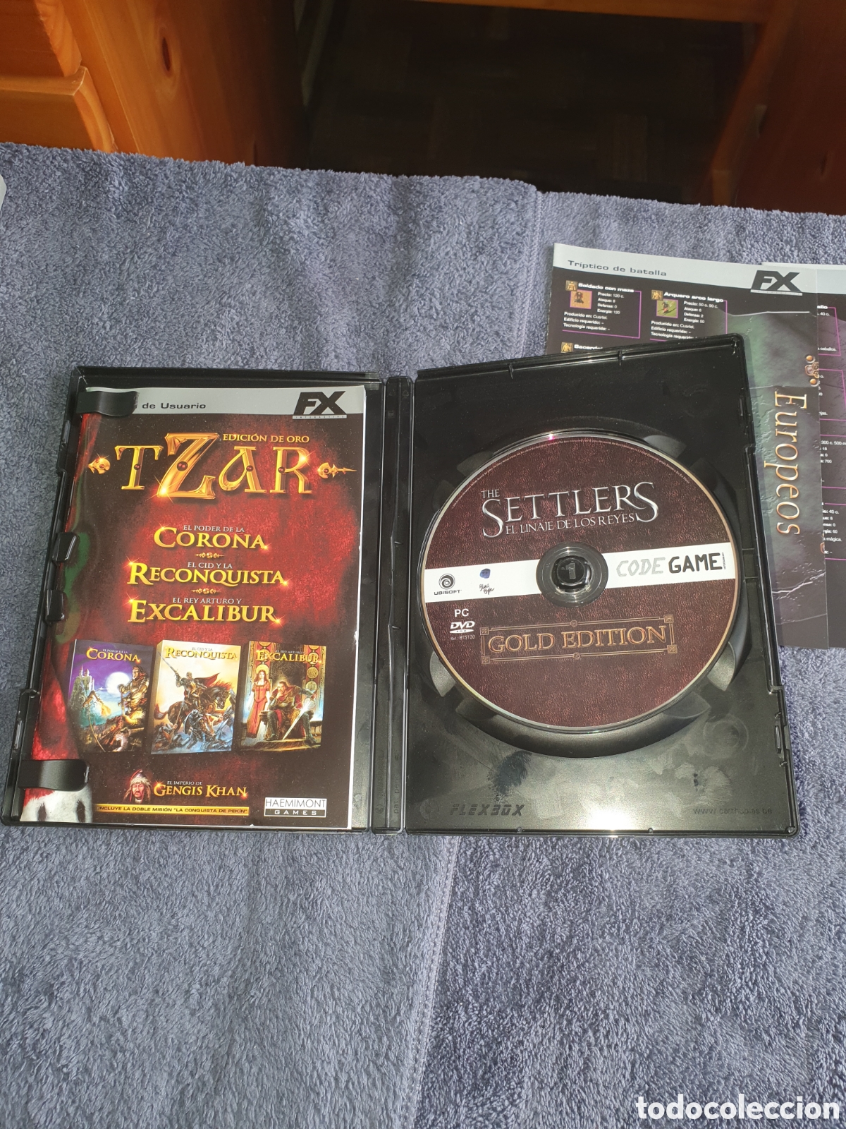Videojuegos y consolas: pc1. Pc Cd-Rom. T Zar, El Poder De La Corona/ El Cid Y La Reconquista/ Excalibur, De 2&ordf; Mano. - Foto 2