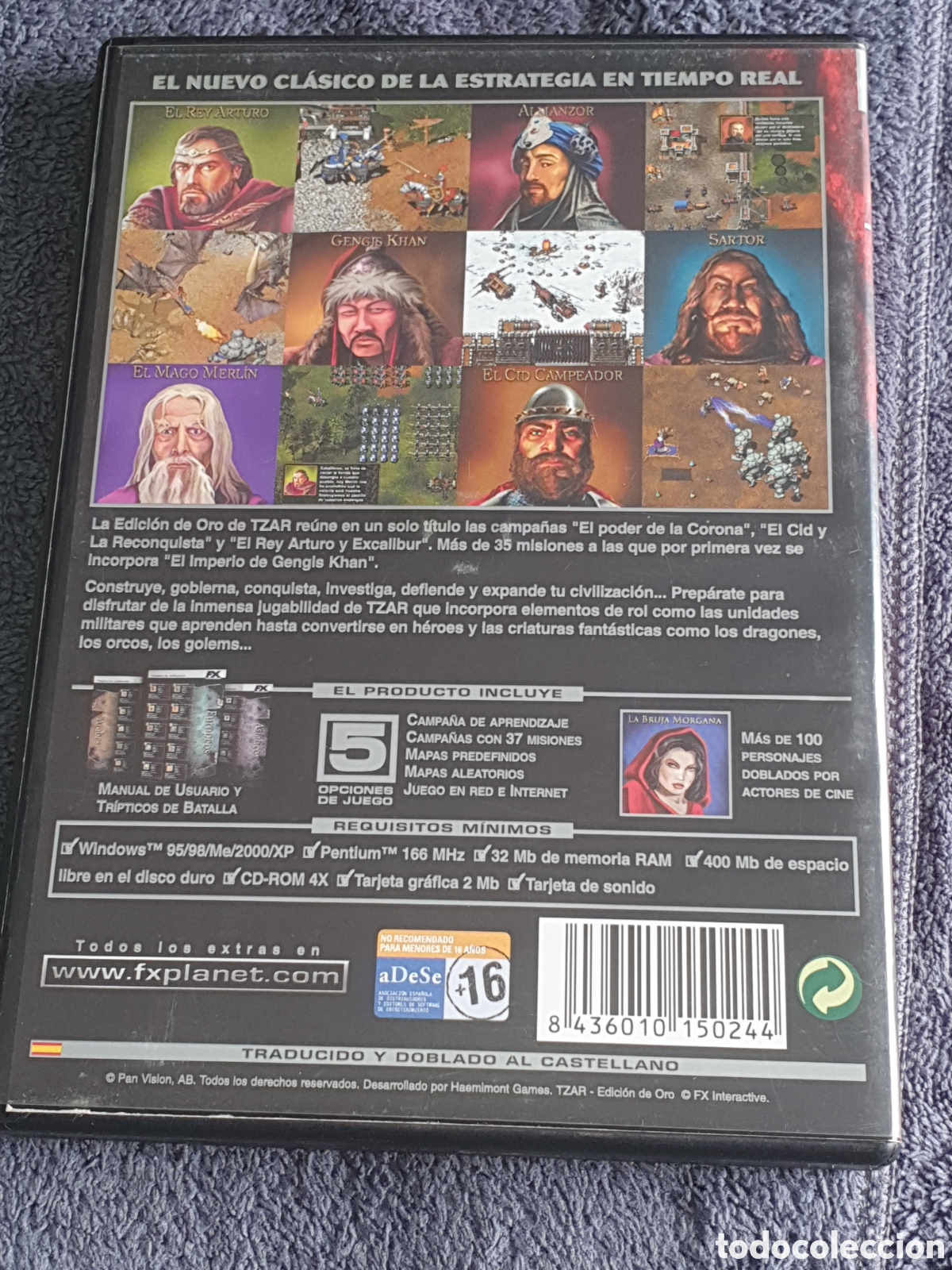 Videojuegos y consolas: pc1. Pc Cd-Rom. T Zar, El Poder De La Corona/ El Cid Y La Reconquista/ Excalibur, De 2&ordf; Mano. - Foto 3