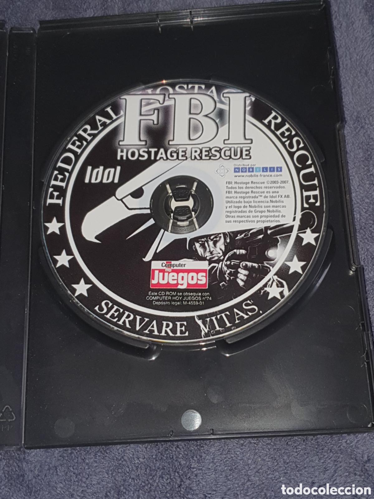 Videojuegos y consolas: pc1. Pc Cd, FBI Hostage Rescue, De 2&ordf; Mano. - Foto 2