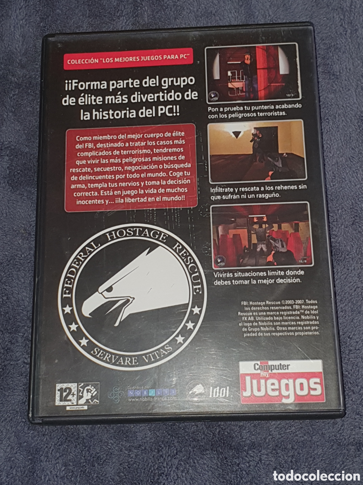 Videojuegos y consolas: pc1. Pc Cd, FBI Hostage Rescue, De 2&ordf; Mano. - Foto 3