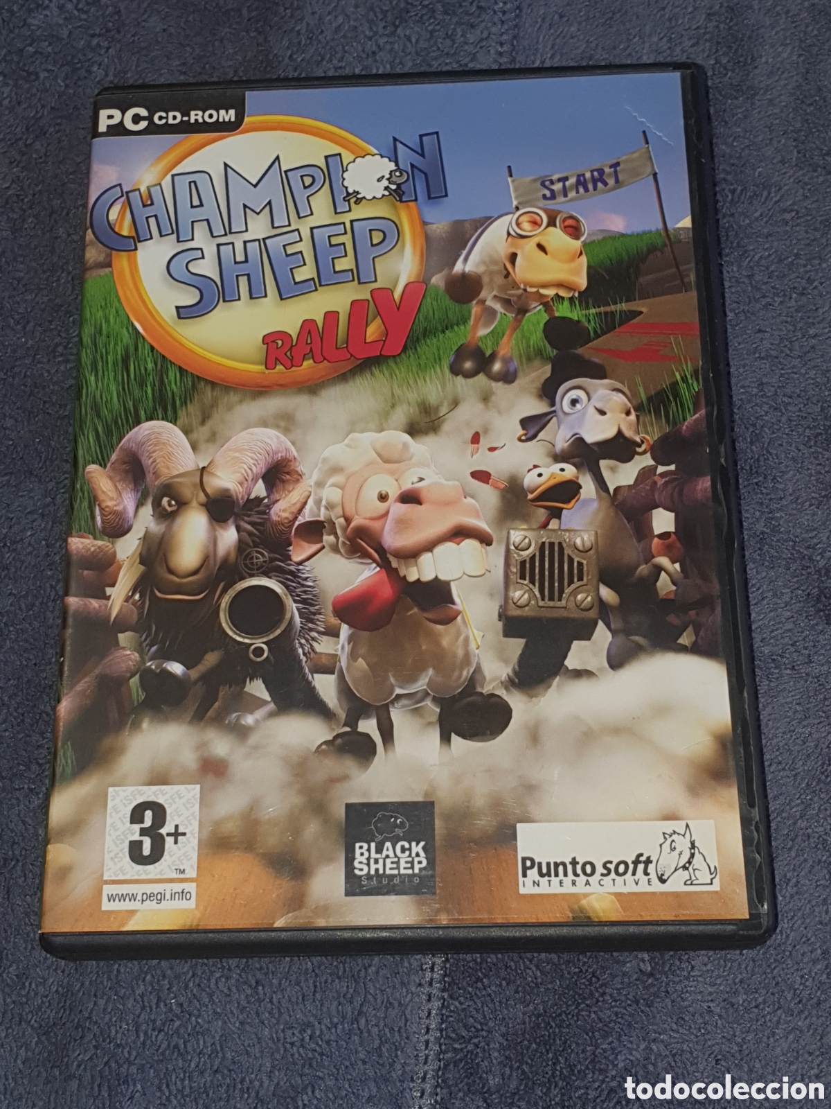 Videojuegos y consolas: pc1. Pc Cd-Rom. Champion Sheep Rally, De 2&ordf; Mano. - Foto 1