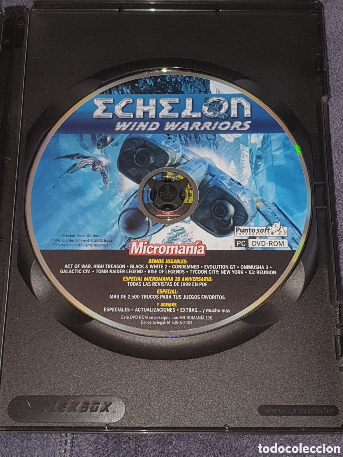 Videojuegos y consolas: pc1. Pc Dvd-Rom. Echelon Wind Warriors, De 2&ordf; Mano. - Foto 2