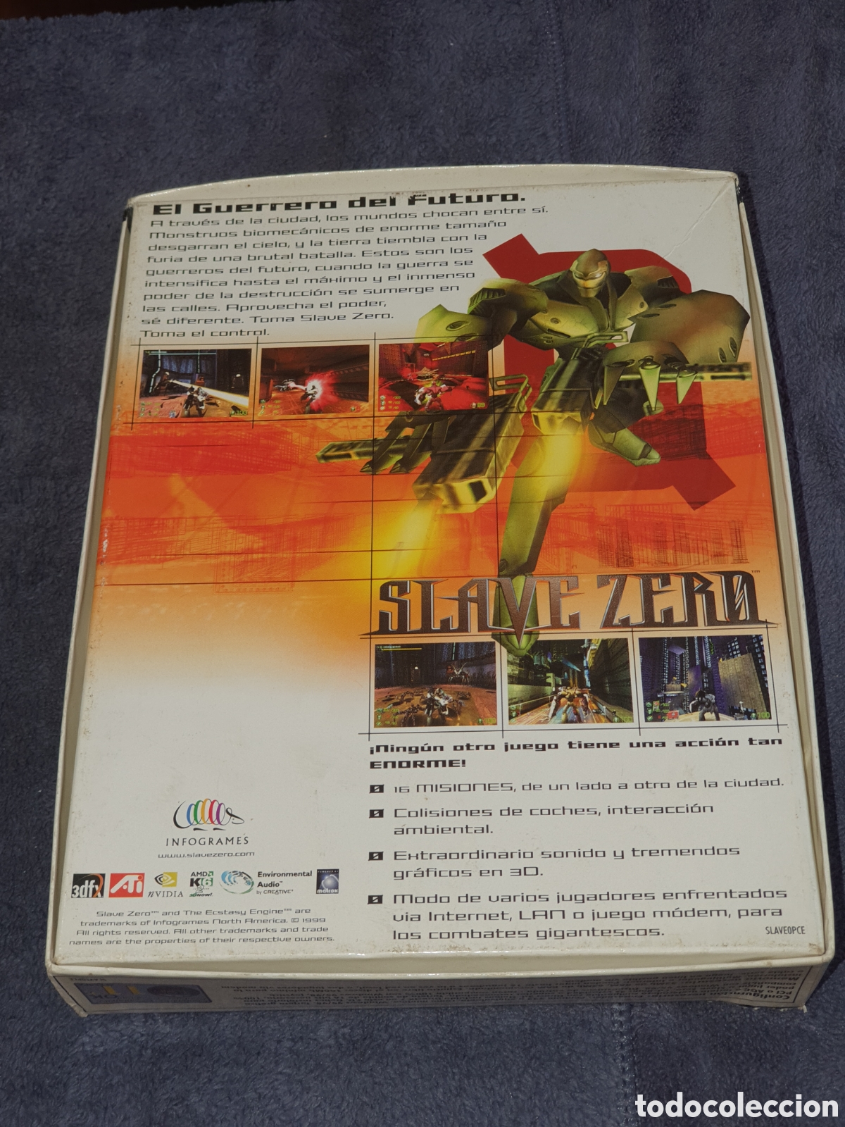 Videojuegos y consolas: ES. Pc Cd-Rom. Slave Zero, El Guerrero Del Futuro, De 2&ordf; Mano. - Foto 6
