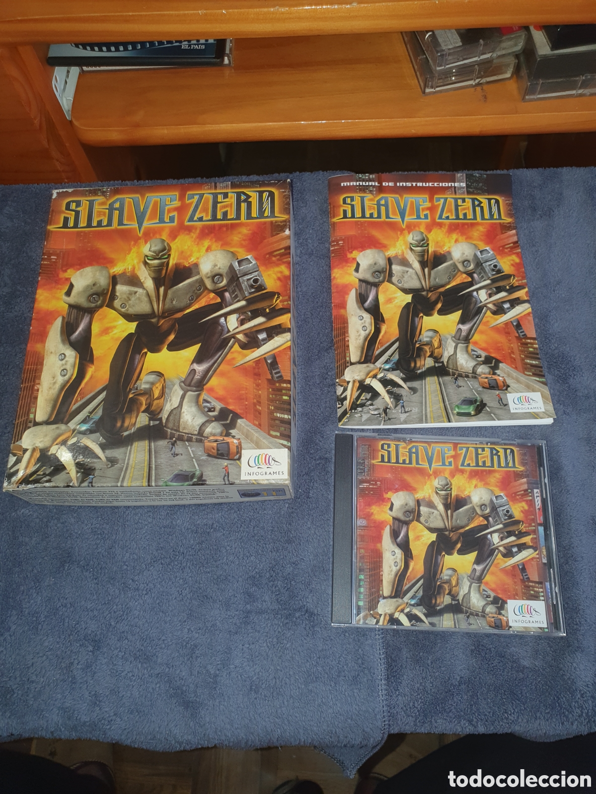 Videojuegos y consolas: ES. Pc Cd-Rom. Slave Zero, El Guerrero Del Futuro, De 2&ordf; Mano. - Foto 1