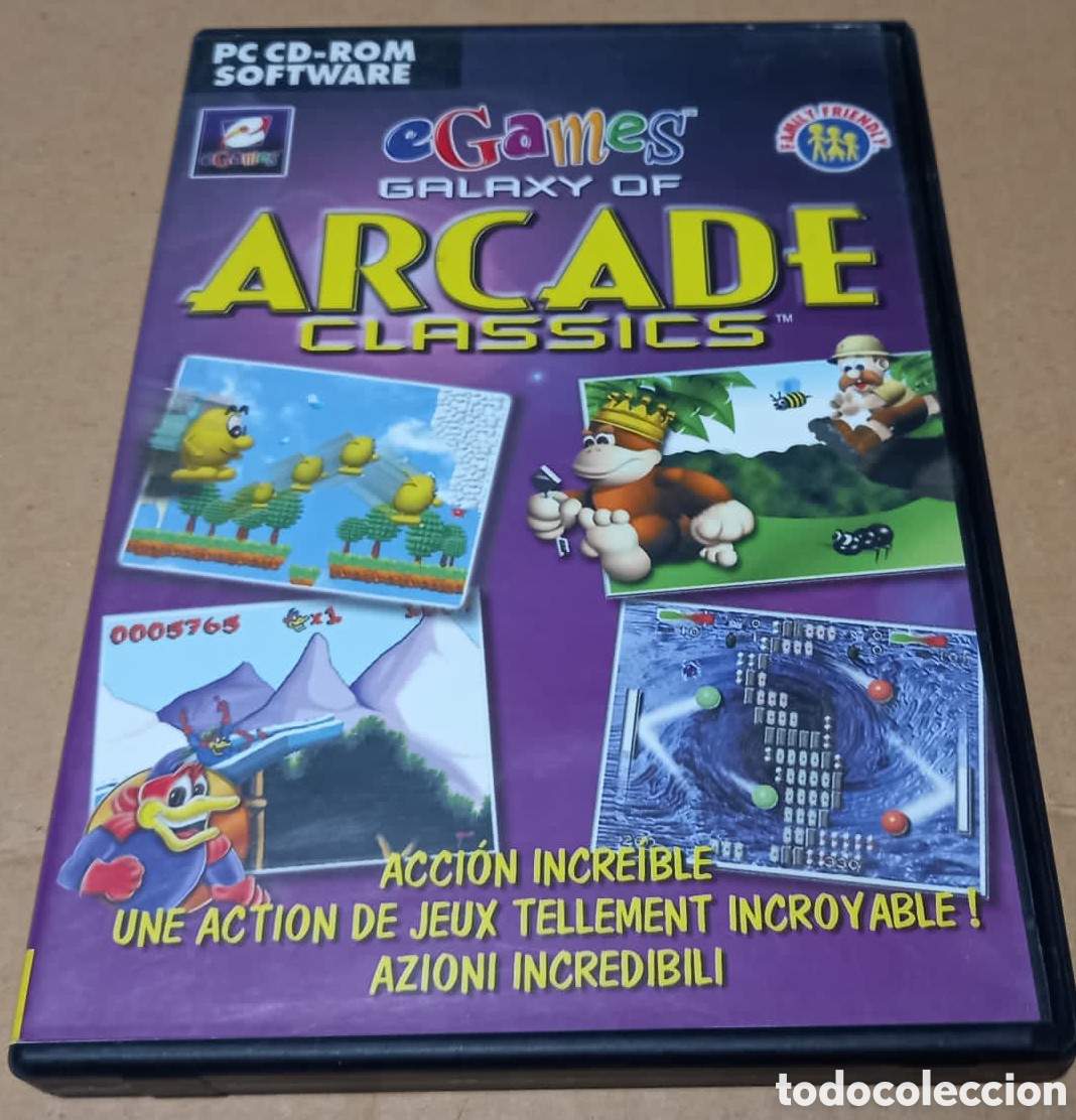 Videojuegos y consolas: Egames galaxy of Arcade classics PC CD ROM - Foto 1