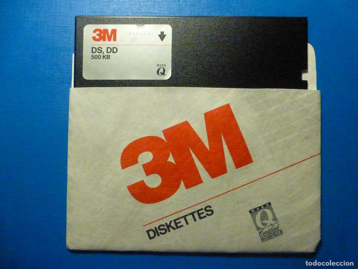 Jeux Vid&eacute;o et Consoles: Disket 5 1/4 &rdquo; Pulgadas - 3M Diskettes - DS, DD - 500 kb - Disco Ordenador - Nuevo
