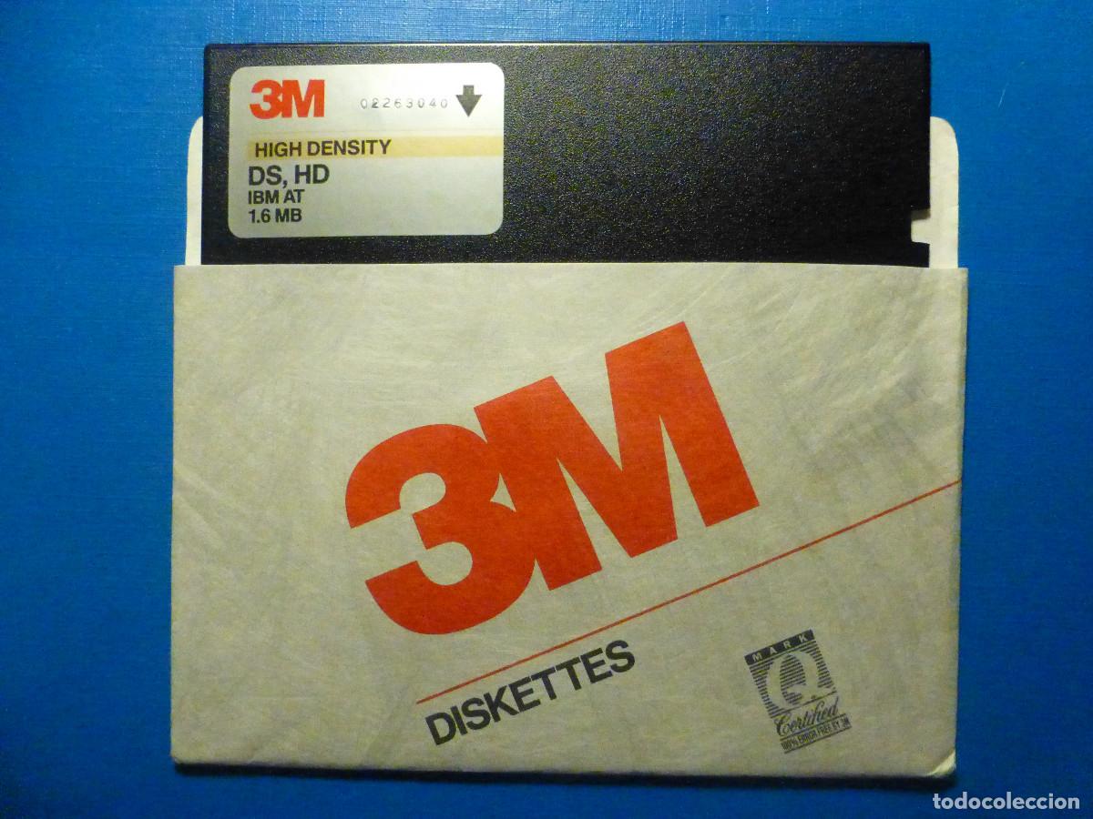 Videogiochi e Consoli: Disket 5 1/4 &rdquo; Pulgadas - 3M Diskettes - DS, HD - 1,6 Mb - Disco Ordenador - Nuevo