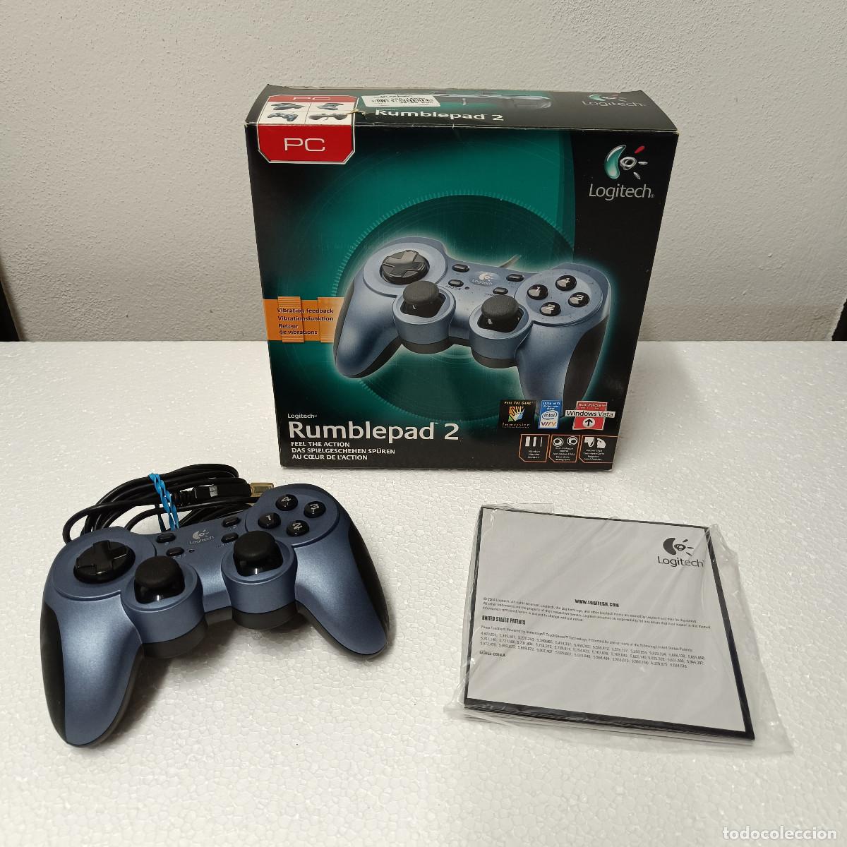 Videojuegos y consolas: MANDO JOYSTIC LOGITECH RUMBLEPAD 2 USB PARA PC - Foto 1
