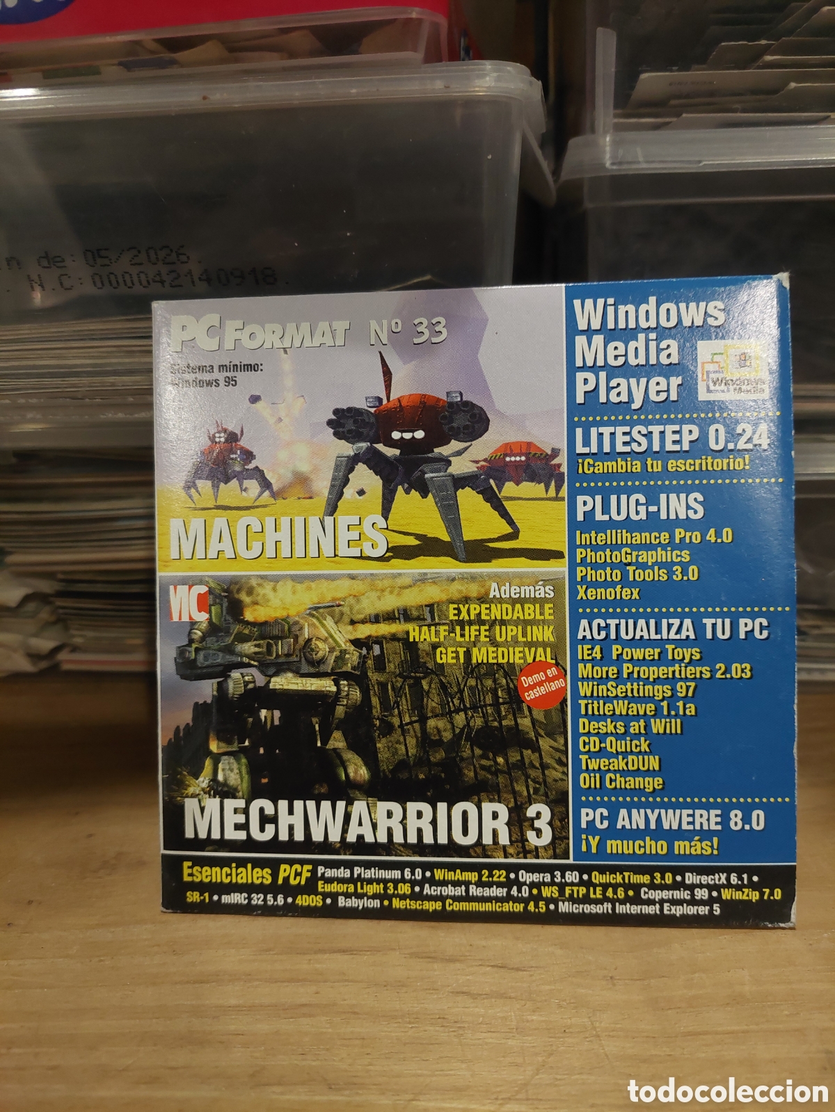 Videojuegos y consolas: Pc format 33 machines ,mechwarrior 3 - Foto 1