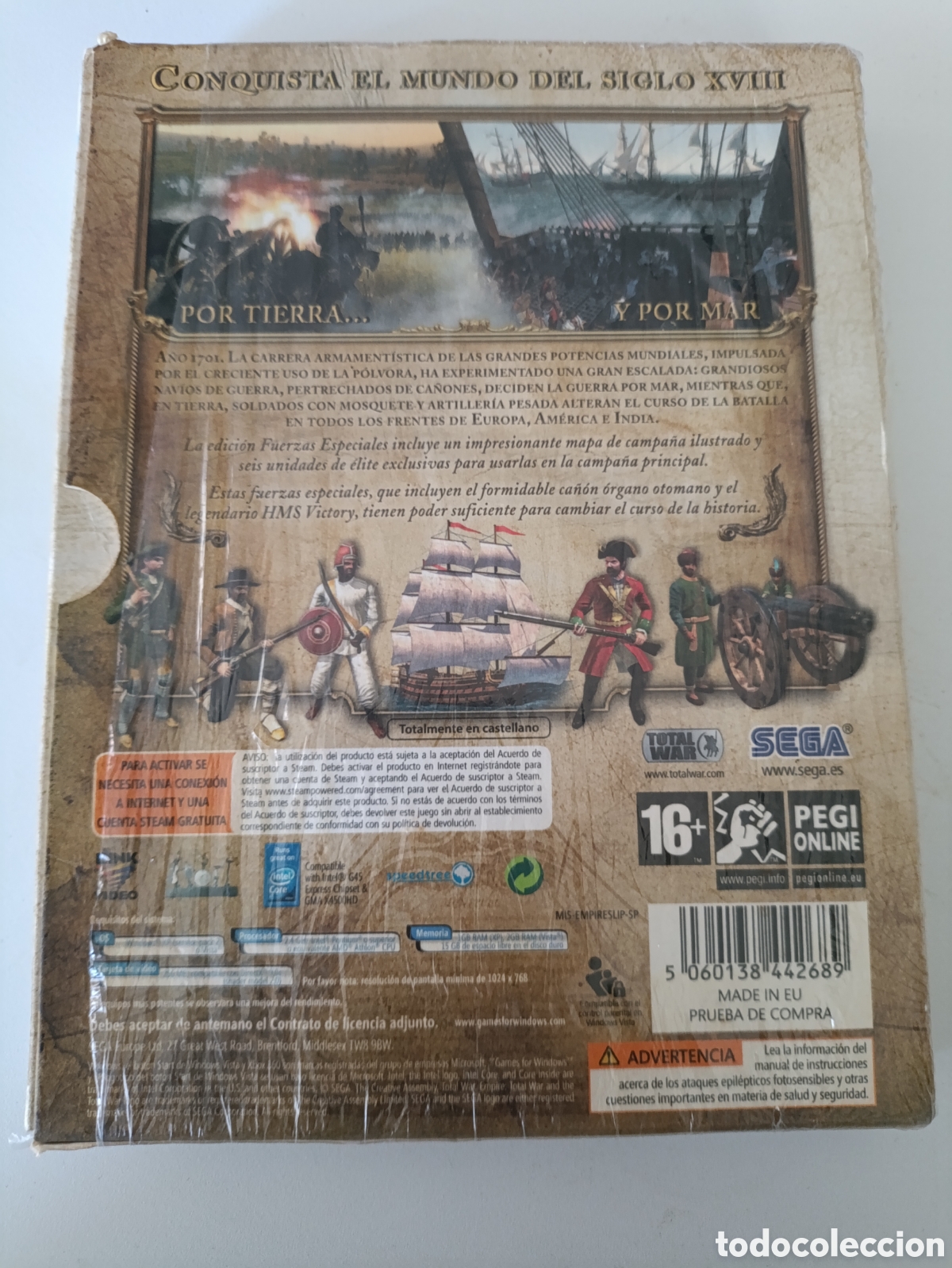 Videojuegos y consolas: Juego Emp&iacute;re Total War de SEGA para Pc 2009 - Foto 5