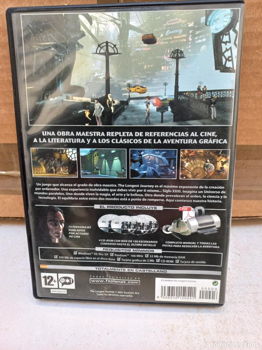 Videojuegos y consolas: THE LONGEST JOURNEY PC CD ROM 4 CDs - Foto 4