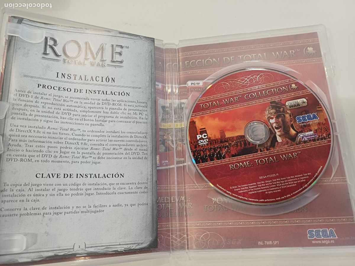 Videojuegos y consolas: ROME/TOTAL WAR COLLECTION/PC. - Foto 2